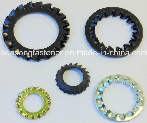 Stainless Steel External Lock Washer / Tooth Washer (DIN6798A)