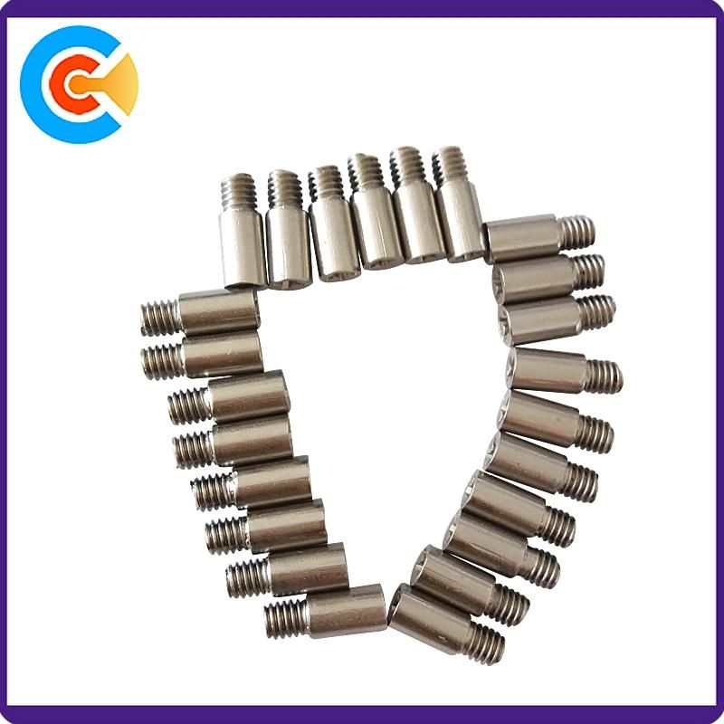 Stainless Steel M3 M4 M6 Slotted Headless Screw