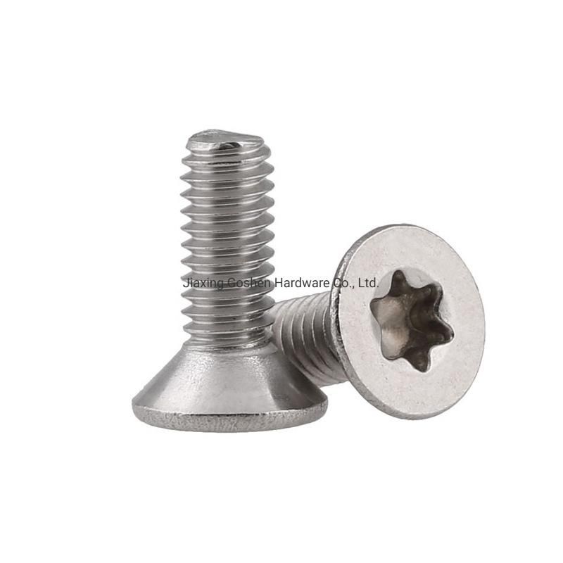 M10 Stainless Steel M8 Torx Flat Head Machine Screw