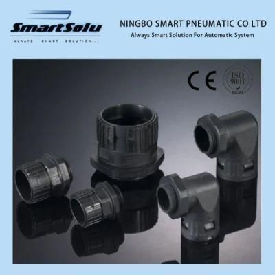 Ningbo Smart Bg Series Corrugated Adaptor Plastic Pneumatic Combination &amp; Joint Fittings