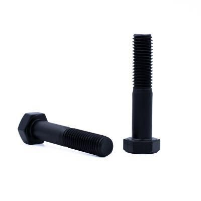 China Wholesale Fastener Hardware DIN933/931 M8/10/12 Black Gr 8.8/10.9/12.9 Hex Head Bolt