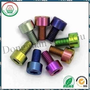 High Quality Anodized Titanium Bolts Screws