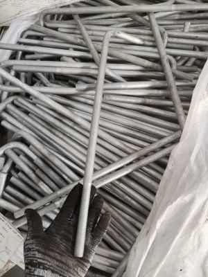 Hot Galvanizing - Grade 4.8 - M39 - L Type Bolt - Carbon Steel - Q235