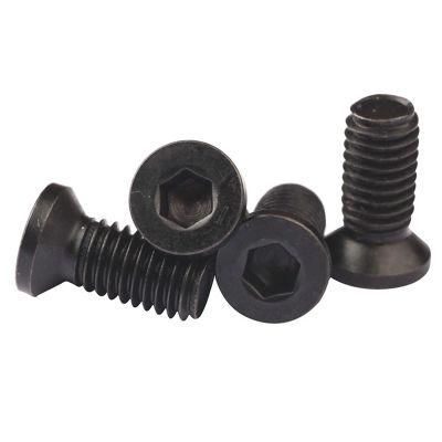 Customized Black Countersunk Head Hex Hexagon Socket Machine Screw