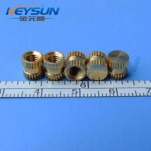 Machine Parts Insert Nuts, Plastic Enchase Nuts, Fasteners, Brass Knurling Nuts, Copper Insert Nuts M4X6X6