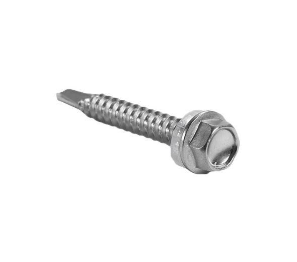 Assembled with EPDM Washer Unslotted Hex Washer Head Self Drilling Screw