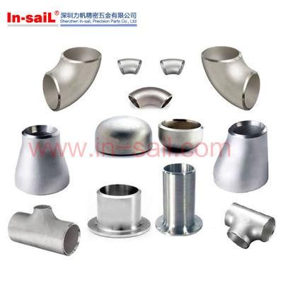 DIN Stainless Steel Polishing Welding Tee Pipe Fitting for Water
