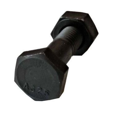 Black Grade10.9 M36or1+1/2 ASTM A490 M/A490 Heavy Hexagon Head Bolt/Heavy Hex Bolt Carbon Steel 42CrMo