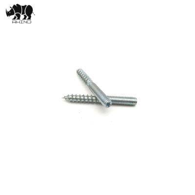 Stainless Steel A2 / Carbon Steel Round in Center Wood Thread Hanger Bolt Double Ended Screw Bolt