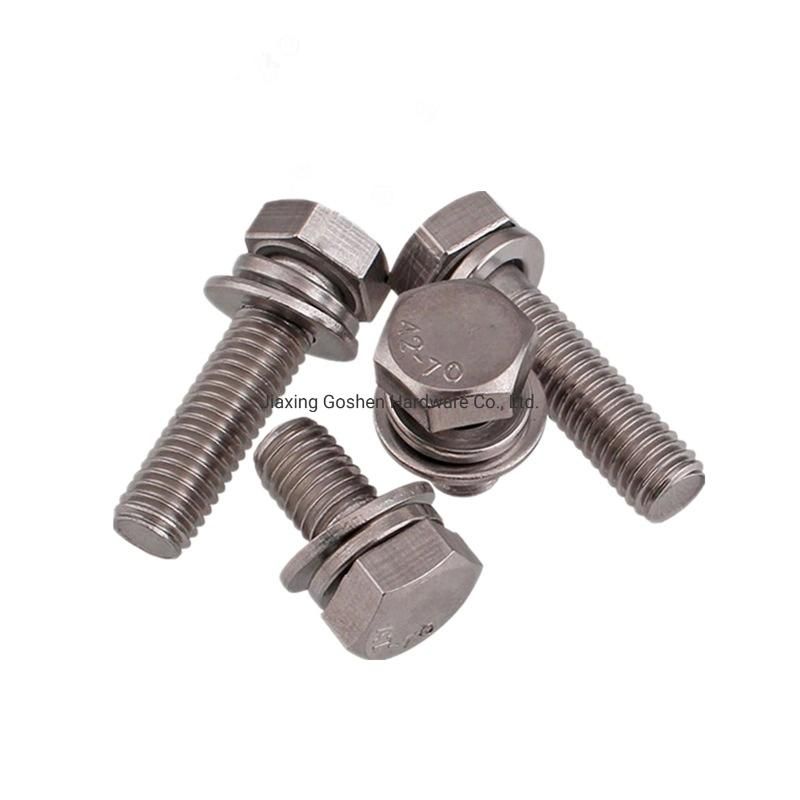 M4*10mm GB9074.15 Hexagon Combination Bolt