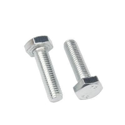 White-Zinc Plated Outer Hexagon Bolt GB71-85