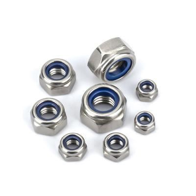 China Factory DIN982 Stainless Steel 304 316 with Plain Nylon Self Locking Nut