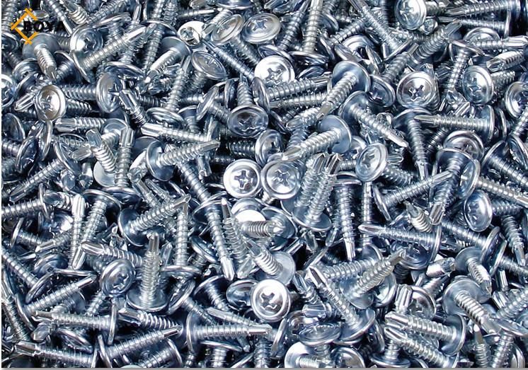 C1022 DIN 7504 Hot DIP Galvanized Hexagonal Head Screw M8 Screw Self Drilling Screw with Washer Self Drilling Screws Fastener for Wood