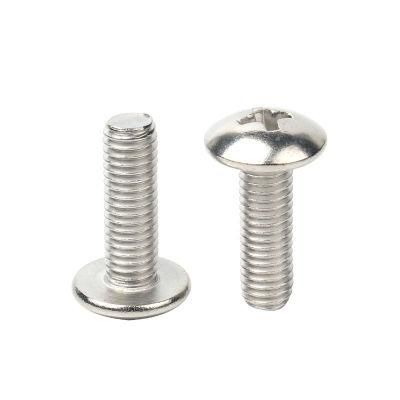 Stainless Steel 304 Cross Mushroom Head Machine Screw DIN571