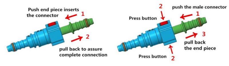 Auto SAE 6.30 Quick Connector Used for SCR Urea Tube Assembly