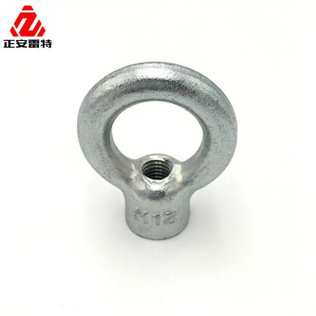 Rigging DIN580 Carbon Steel Drop Forged Galvanized Lifting Eye Bolt with Metric Thread