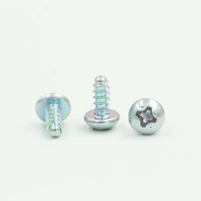 Customed 304 Stainless Steel Screws Self Tapping DIN965 Button Pan Round Cross Recessed Head Screw