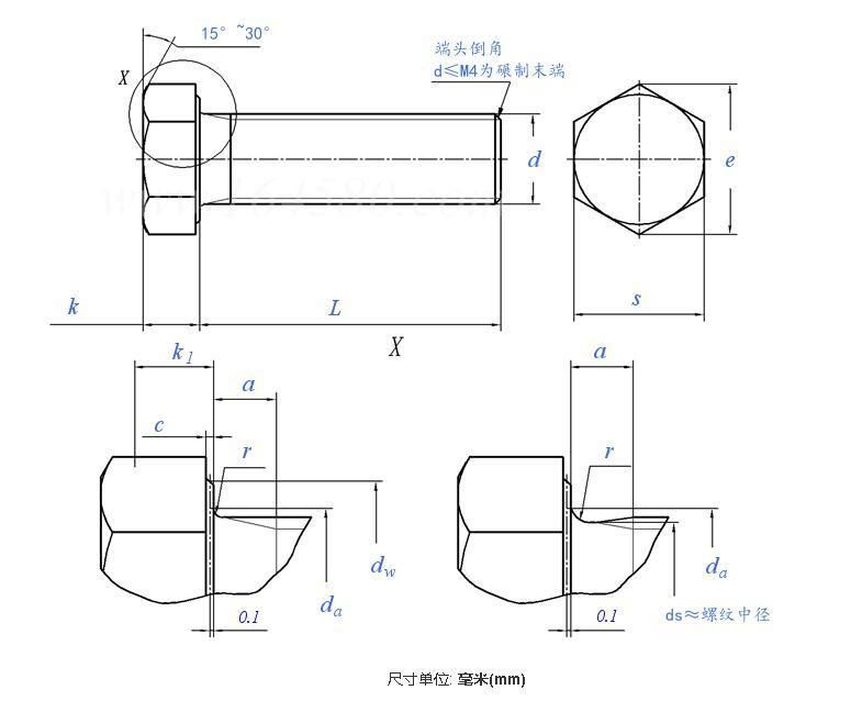Made in China Stainless Steel Fastener Hex Bolt and Nut
