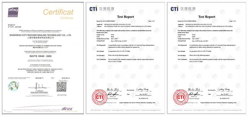 High Temperature Fluororubber Gaskets for Industrial Component