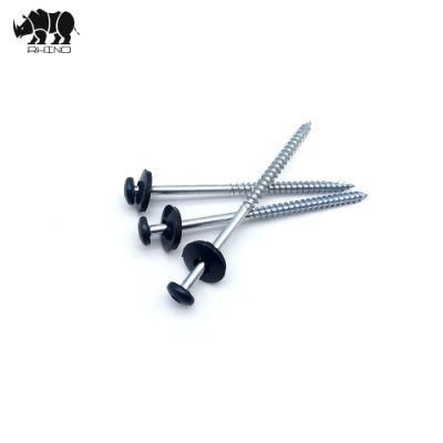 Tornillo Autorroscante M4 Galvanized with EPDM Washer Painted Pan Head Self Tapping Screw