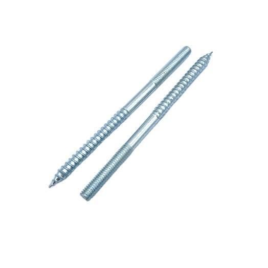 Hanger Bolt Without Hexagon Set with Nut and Nylon Anchor
