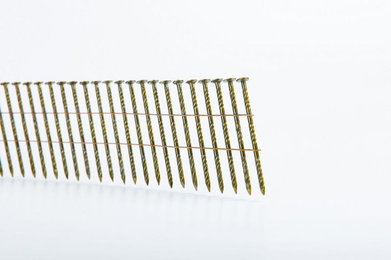 Polished Ring Shank Coil Nails