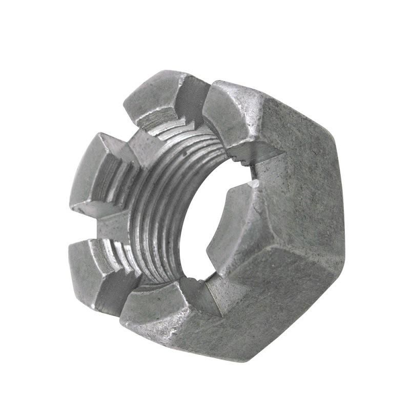 Factory in Stock Carbon Steel Zinc Galvanized Hexagonal Slotted Nuts 316 304 Stainless Steel Zinc Plated Hex Castle Nut