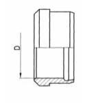 Cutting Ring Hydraulic Hose Adapter Hose Adaptor, Hose Fitting Stainless Steel