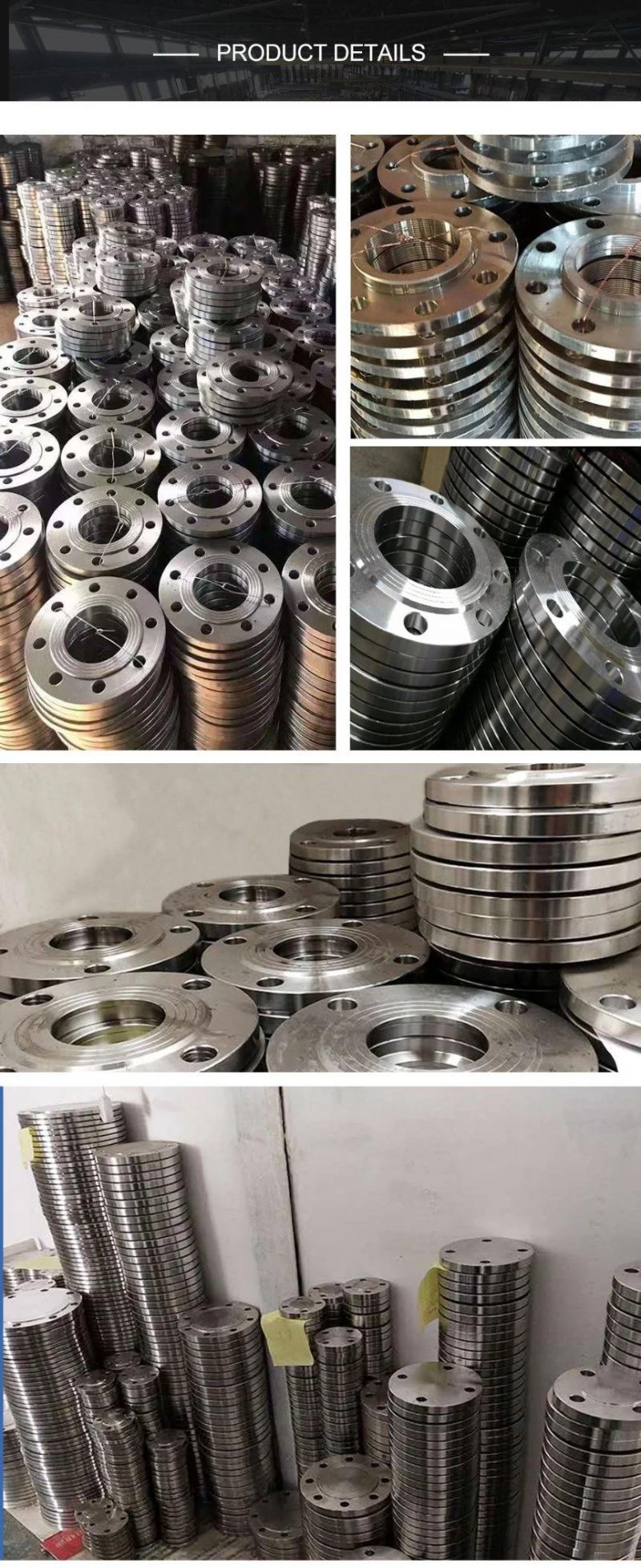S235jr S275jr A105ring Steel Plate /ASME B16.5 Welding Forged Weld Neck Carbon/F316L 31803 32750 Stainless Steel Flange Weld Neck/Plate Flange/Blind Flange