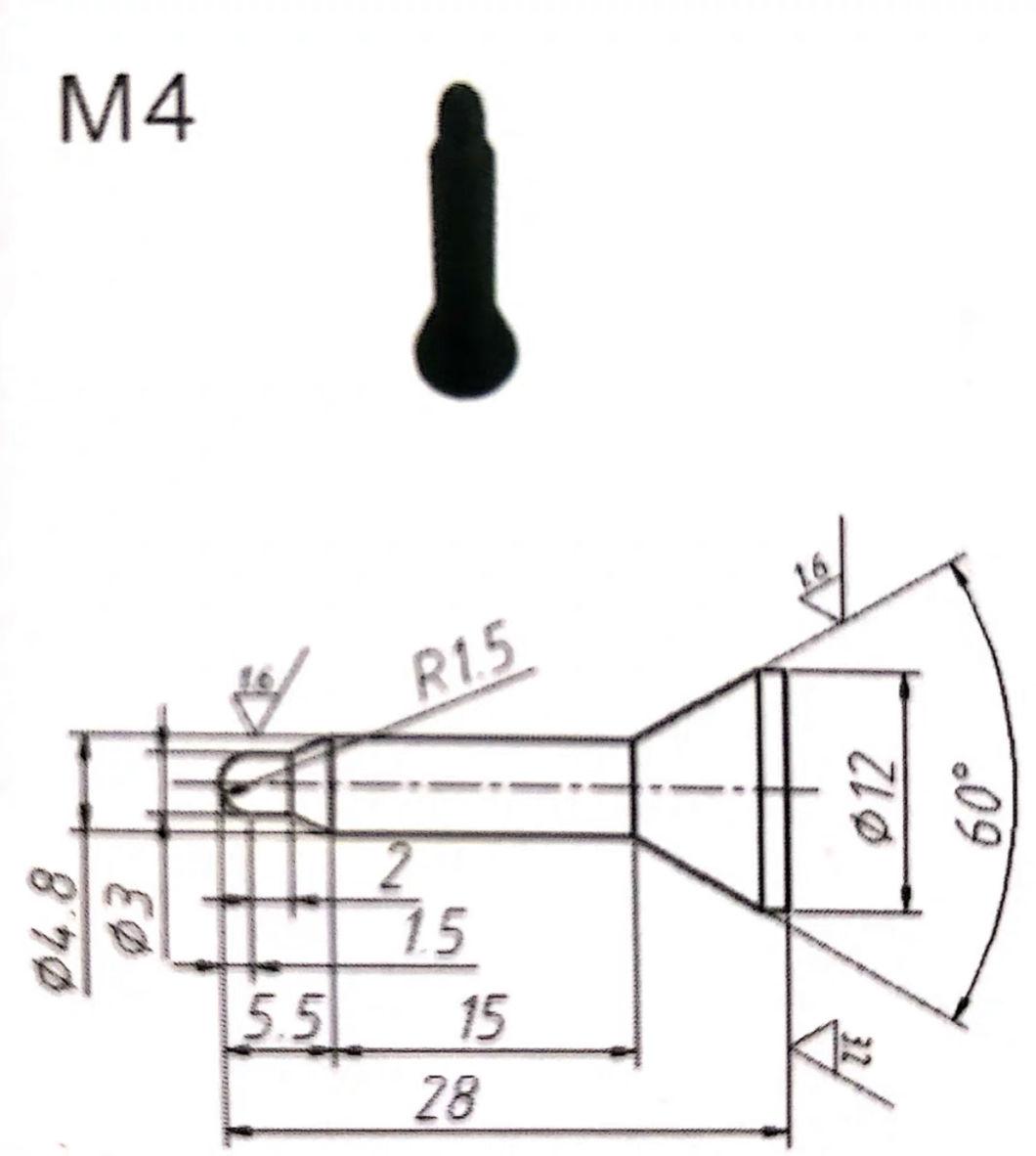 Factory Outlet Electrode Nut Cap for Welder as Kcf Pin M4 M5 M6 M8
