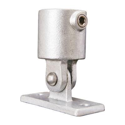 Black Pipe Clamp Fitting Swivel Base Connect by Screw