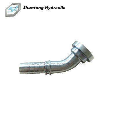 Hose Flange 45&deg; SAE Flange 6000 Psi Hose Ends Hydraulic Adaptor