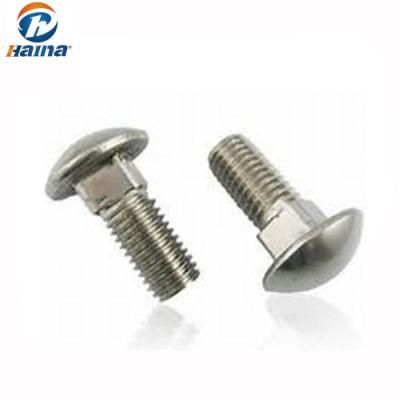 DIN603 Ss304 Ss316 Mushroom Head Square Neck Carriage Bolt