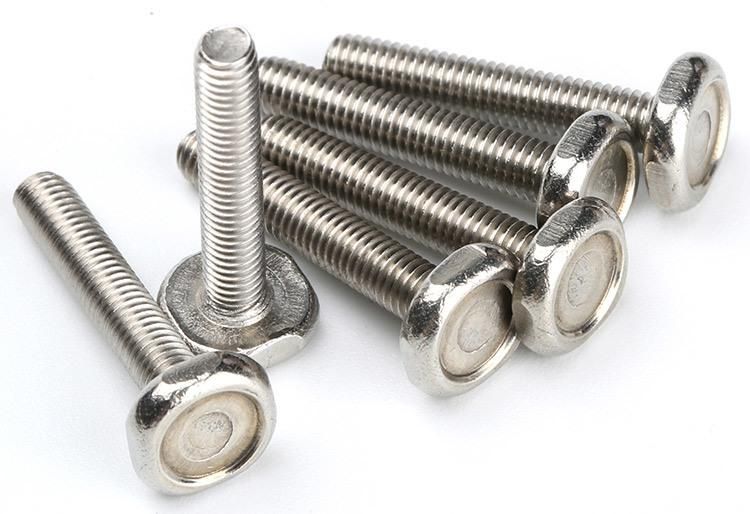 M4 M5 M6 M8 SS304 Machine Stainless Steel Square Screw