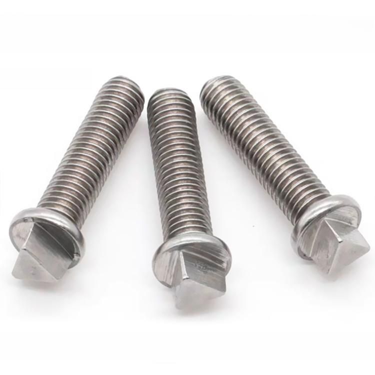 Triangle Head Anti-Theft Bolts Stainless Steel Screw with Good Price M6-M10 Silver Plain