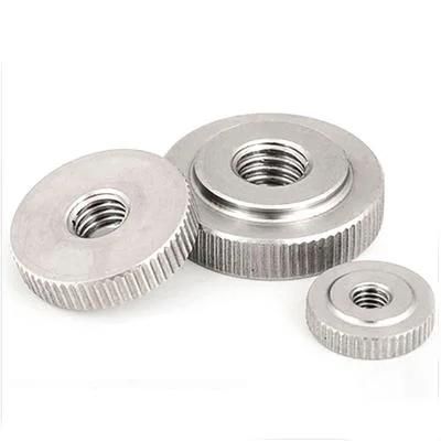 DIN467/GB807 Galvanized Zinc Plated Thread Thin Type Flat Knurled Thumb Nuts