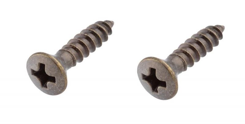 Oval Head Colour Zinc Plated Woodworking Screws/Tornillos