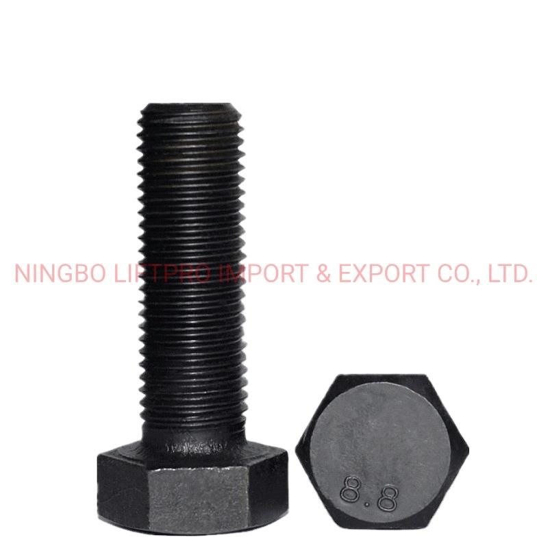 High Strength Hex Bolt ASTM A325 Hex Bolt with Nut Washer with Black Finish