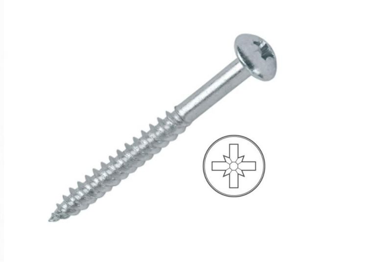 DIN 7996 Phillips Recess Round Head Wood Screws/Tornillos