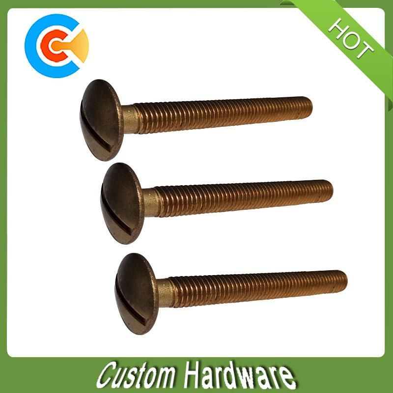 Brass Long Screw Special Screw Round Head Slotted Screw