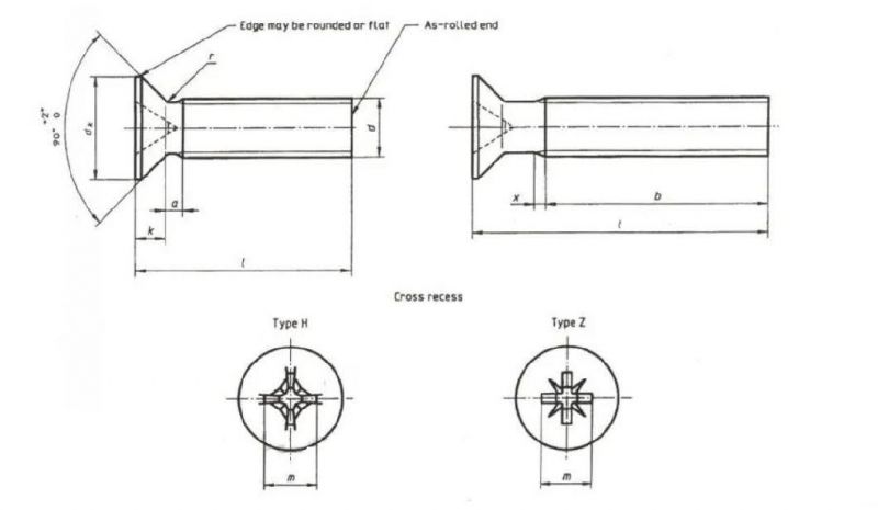 Hexagon Socket Cap Screws Phillips/Torx/Pozi Drive Machine Screw