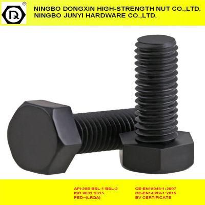 DIN933 Black 12.9 Hex Bolts with Full Thread