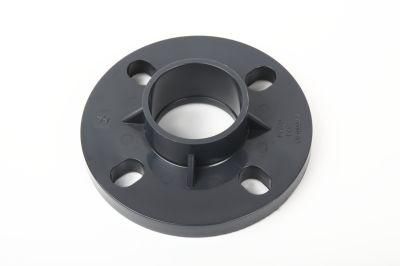 High Quality Customizable PVC Pipe Fittings-Pn10 Standard Plastic Pipe Fitting Tee Ts Flange for Water Supply