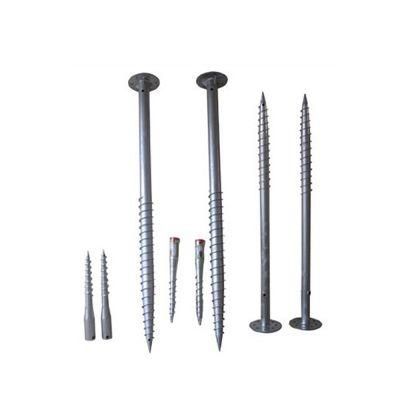 Steel Ground Stakes Screw and Metal Frame Anchor Expanding Anchor