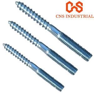 Galvanized Metal-Wood Thread Hanger Bolt Screw