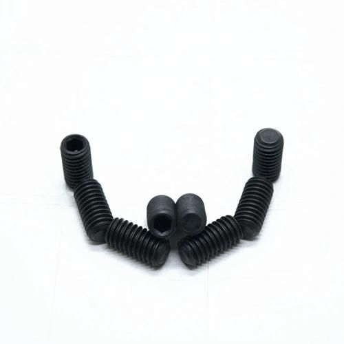 Black Oxide Gr8.8 DIN913 Hexagon Socket Set Screws with Flat Point