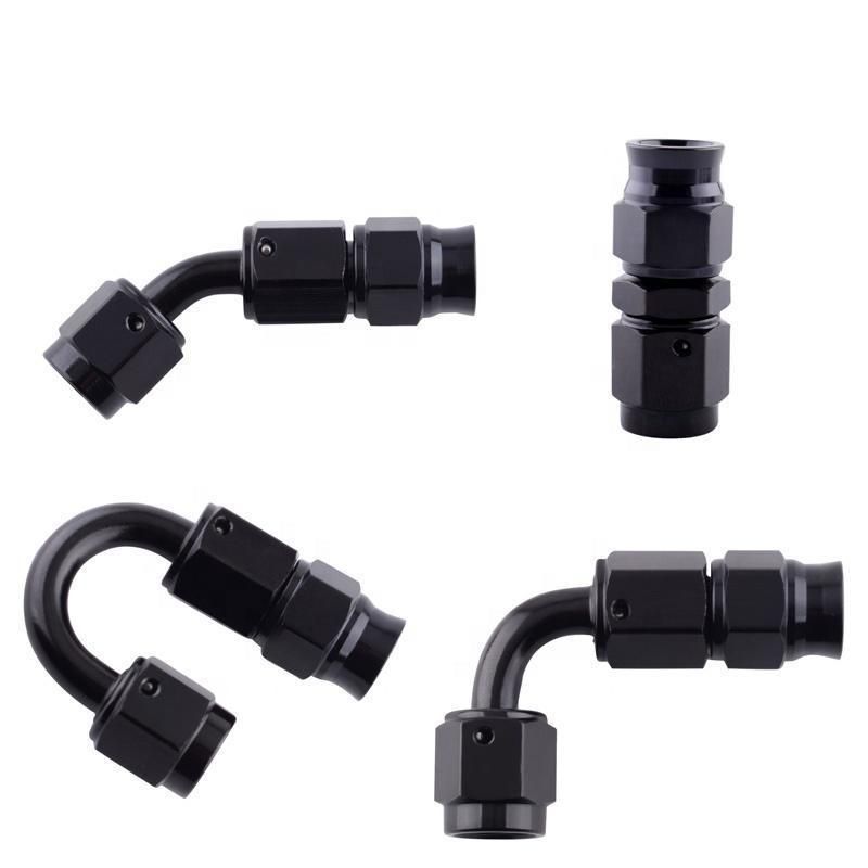 An3 Aluminum 90 Degree Swivel PTFE Hose End Fitting Adapter