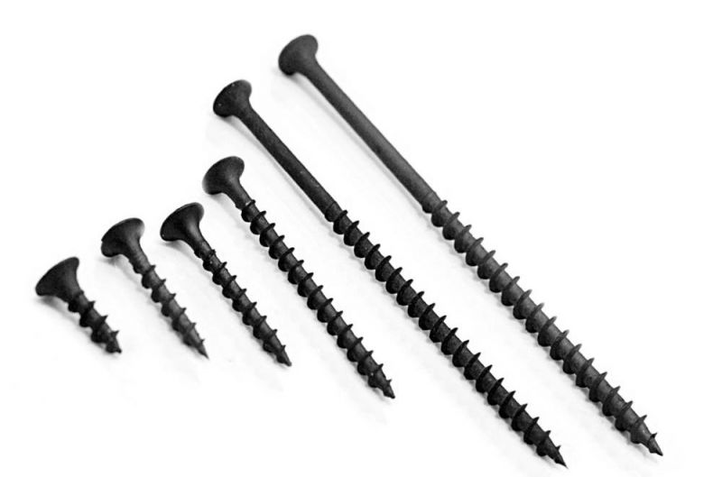 C1022 Black Phosphate Coated/Zinc Plated Bugle Head pH Drive Self-Tapping Drywall Gypsum Screws