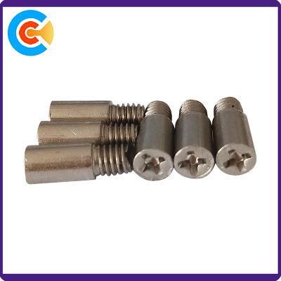 Stainless Steel Phillip Round Screw Phillip Headless Head Screw