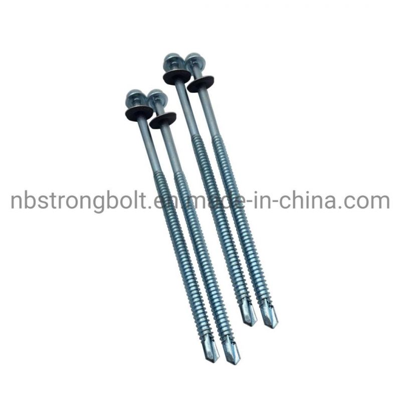 C1022 Steel Harden Self Drilling Screw Hex. Washer Head with Bonded Washer